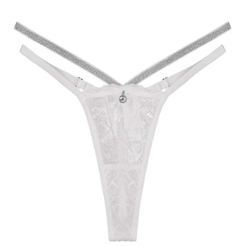 Fine lace with transparent gauze temptation ladies underwear