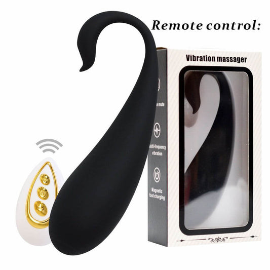 Swan remote-control anal plug G-spot vibrator