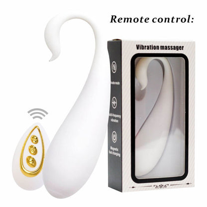 Swan remote-control anal plug G-spot vibrator