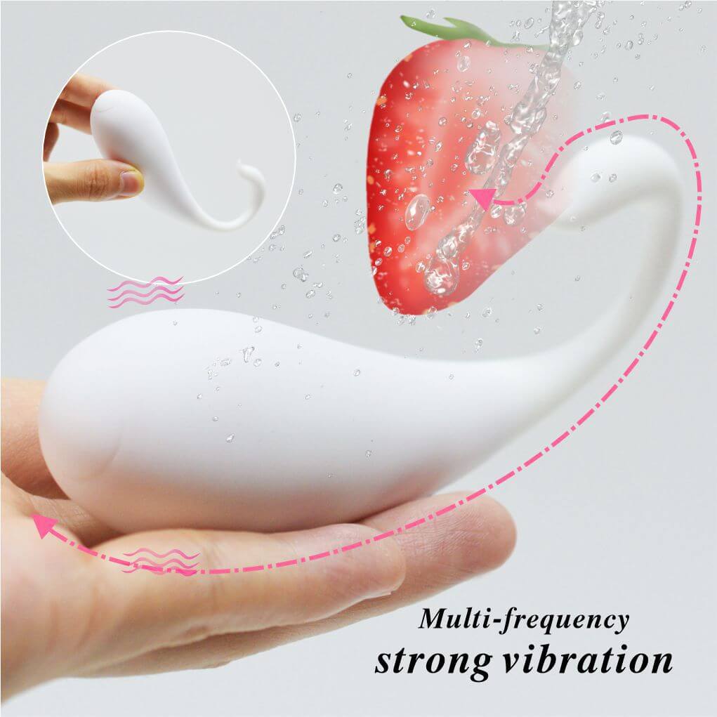 Swan remote-control anal plug G-spot vibrator