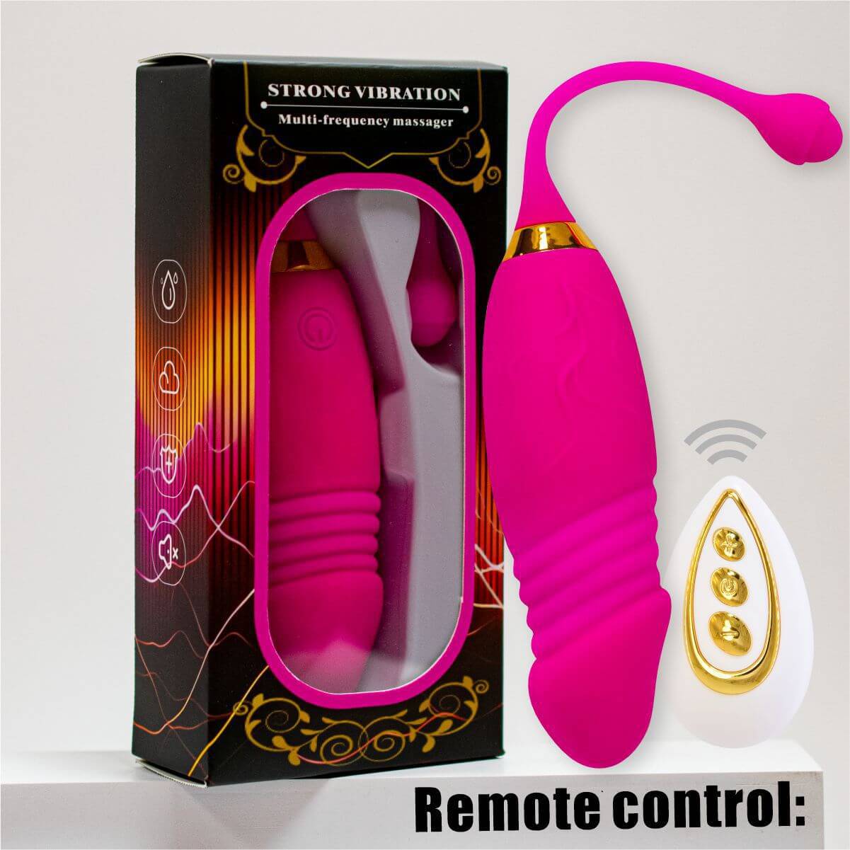 APP remote telescopic anal plug G point vibrator