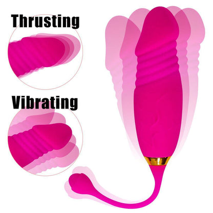 APP remote telescopic anal plug G point vibrator