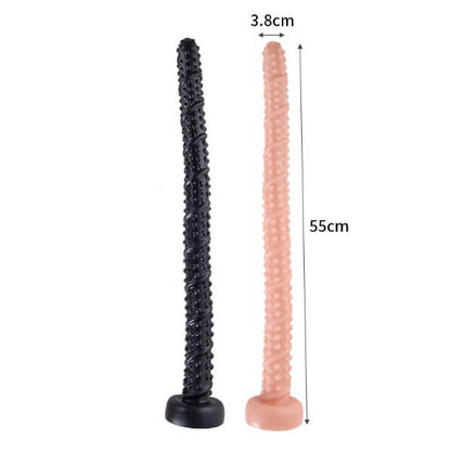 Extra long thread pellet anal reamer