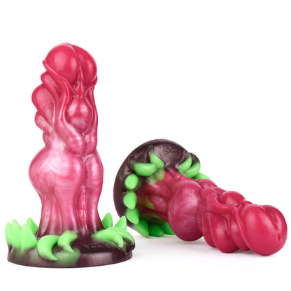 Alien monster muscle silicone dildo