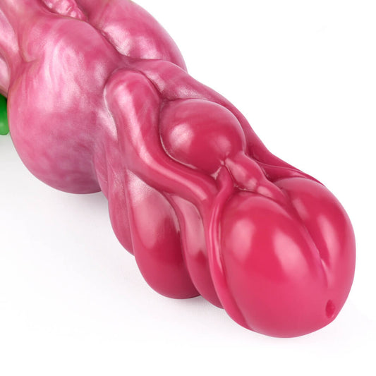 Alien monster muscle silicone dildo