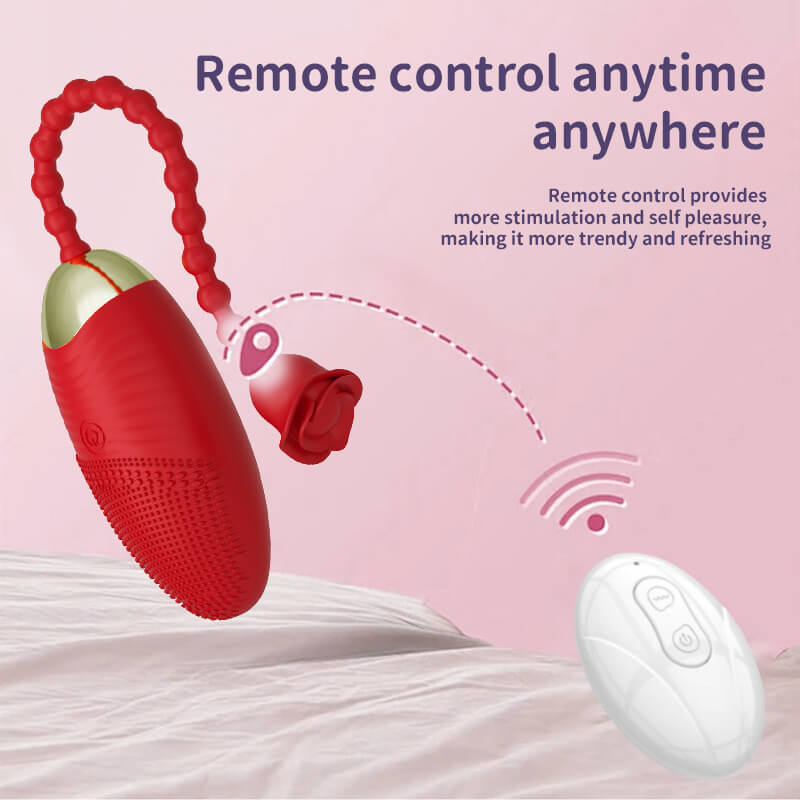 Remote control rose vibrator