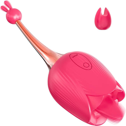 Rose vibrator massage stick