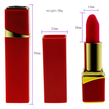 Multi-frequency lipstick mini vibrator