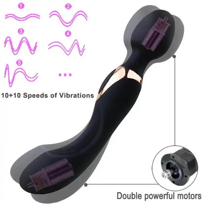 Two-headed Wand Massagers