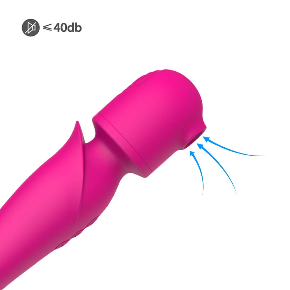 Suck Vibrate Wand Massagers