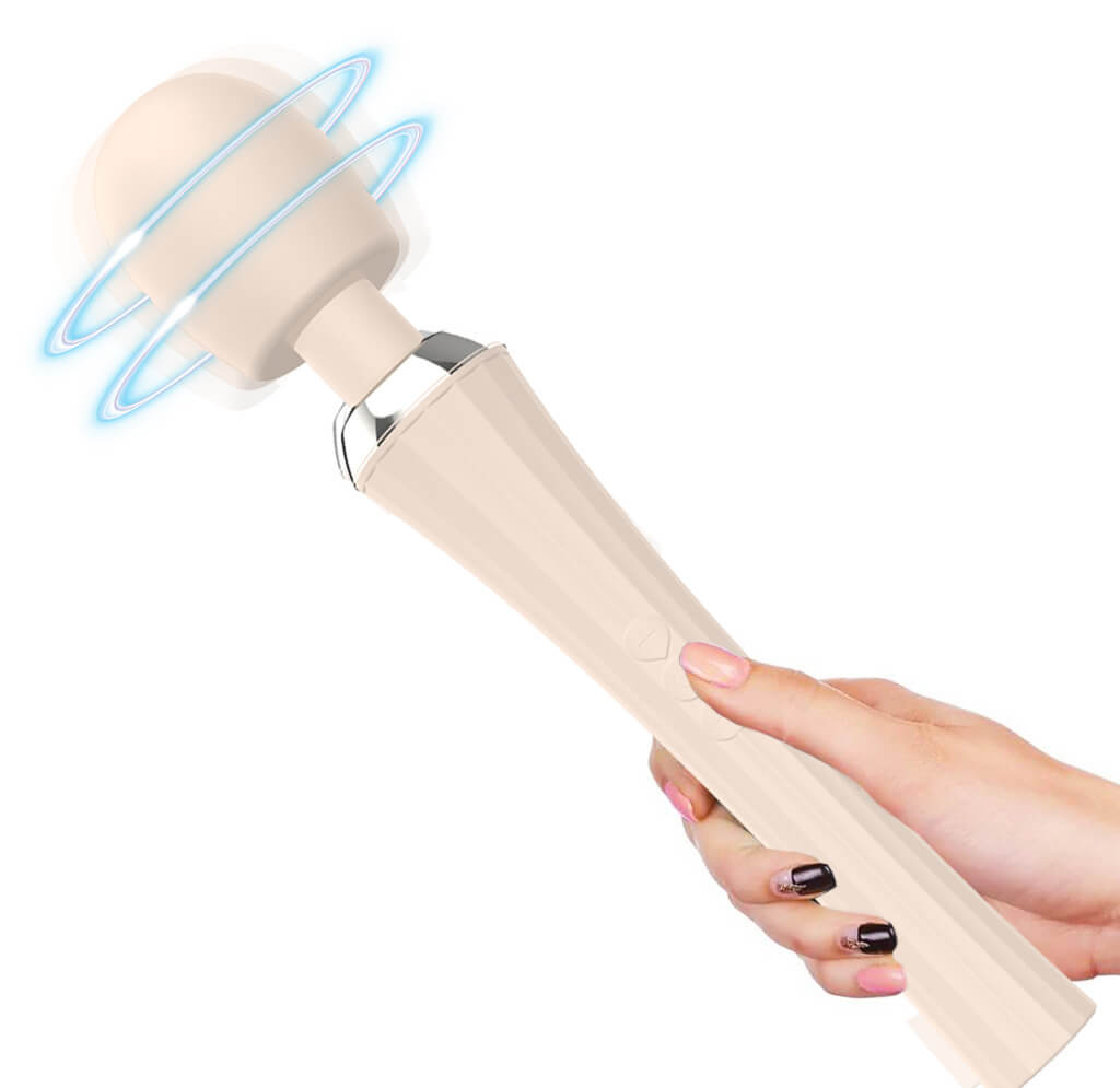 Multi-frequency Silicone Wand Massagers