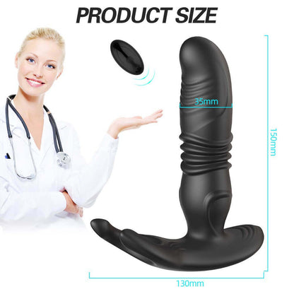 Remote Control Clamp Male Anal Vibrator