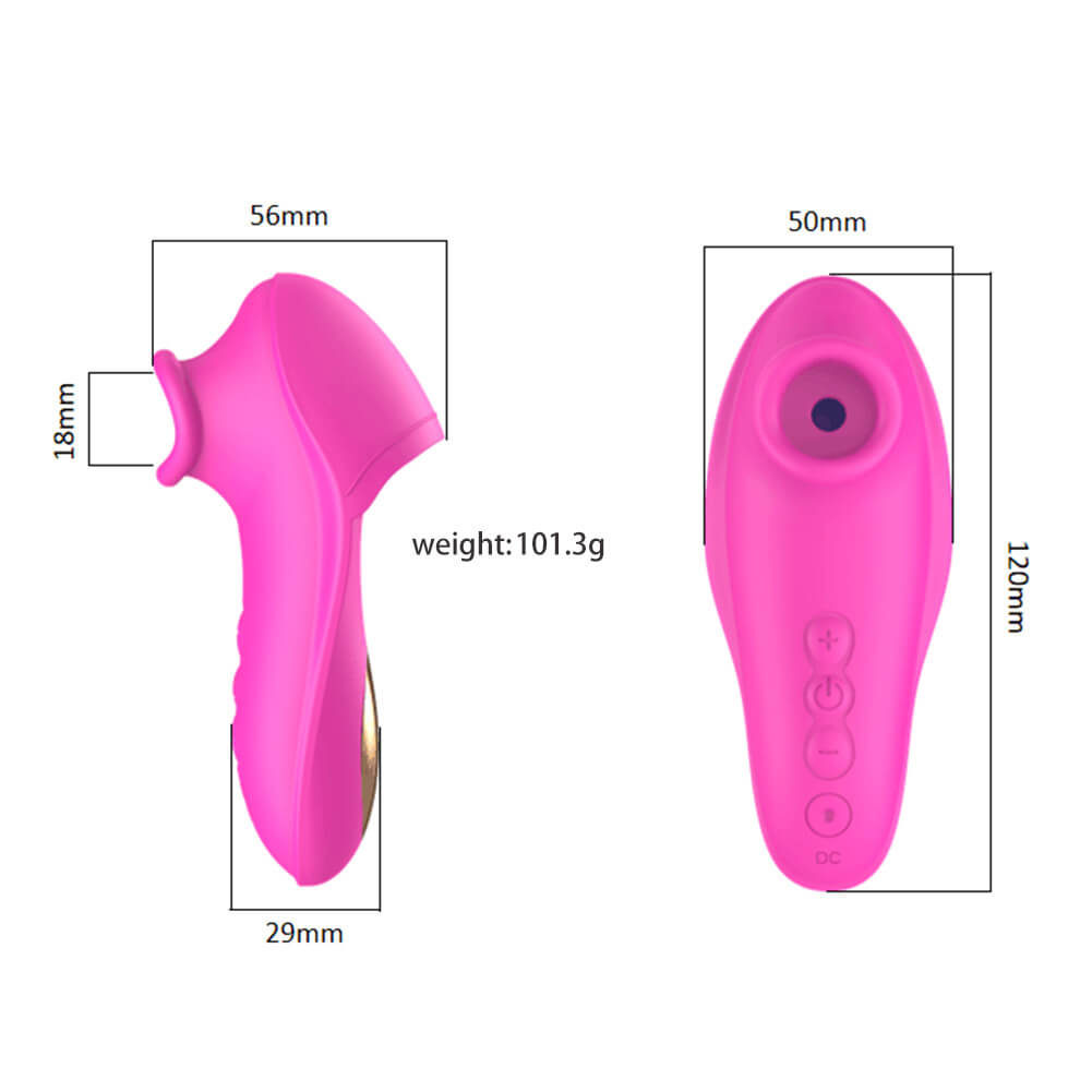 Finger sets vibrate snail sucking vibrator