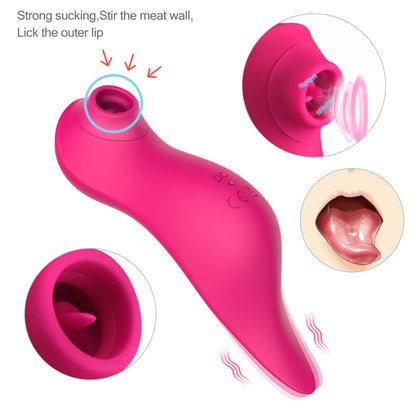 Woodpecker sucking masturbation vibrator