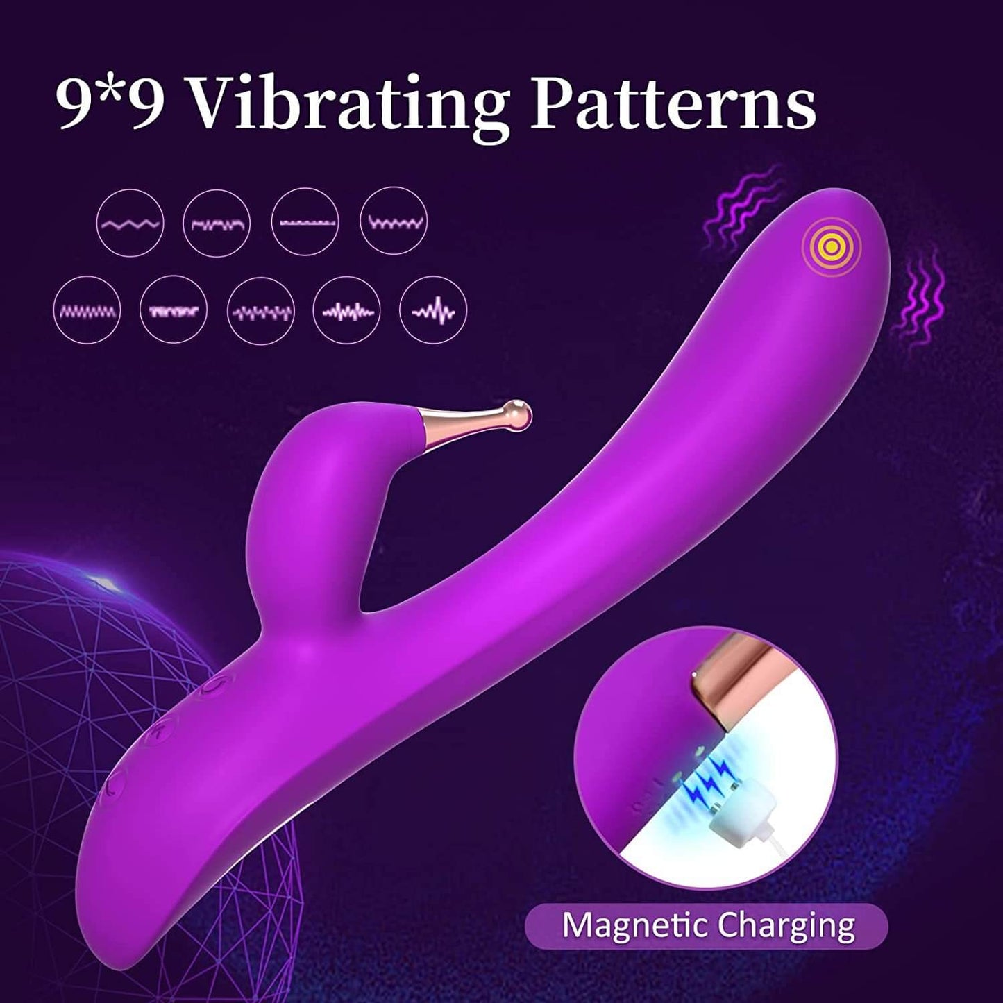 Couple flirtation AV vibrator