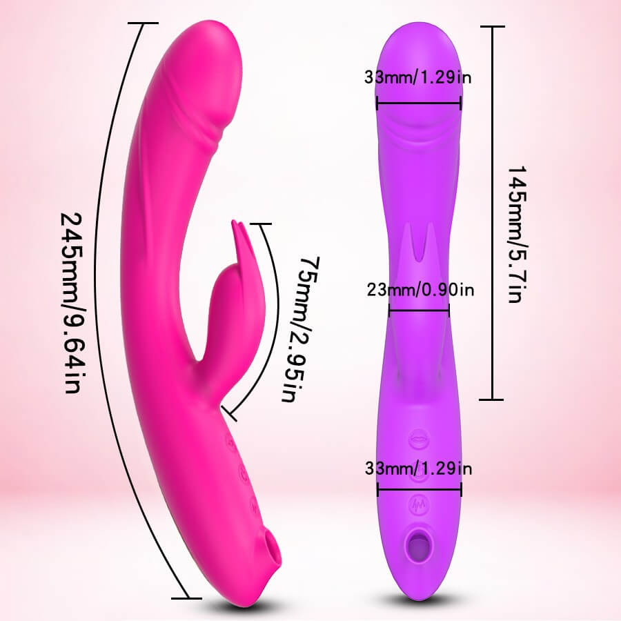 Suckling nipple clitoral rabbit vibrator