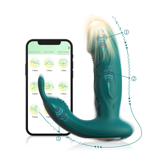 APP three-stage wear rabbit vibrator