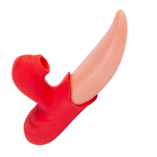 Tongue licking clitoris vibrators