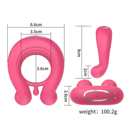 APP remotely lock ring clitoris vibrator