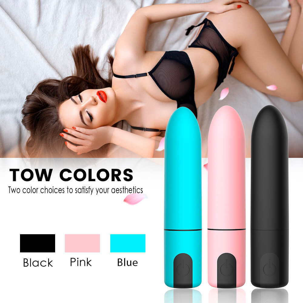 Mini multi-frequency bullet vibrator