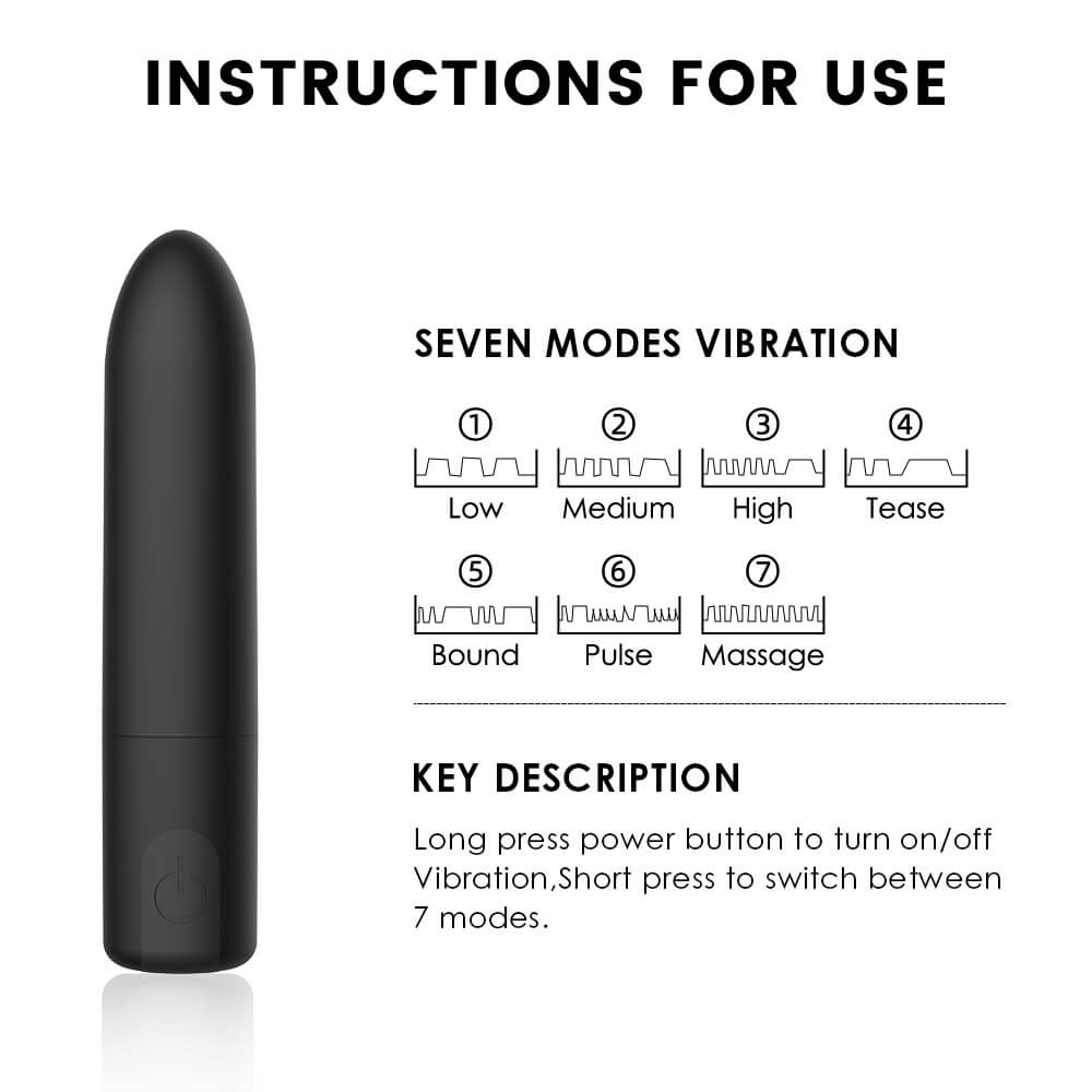 Mini bullet lipstick vibrator